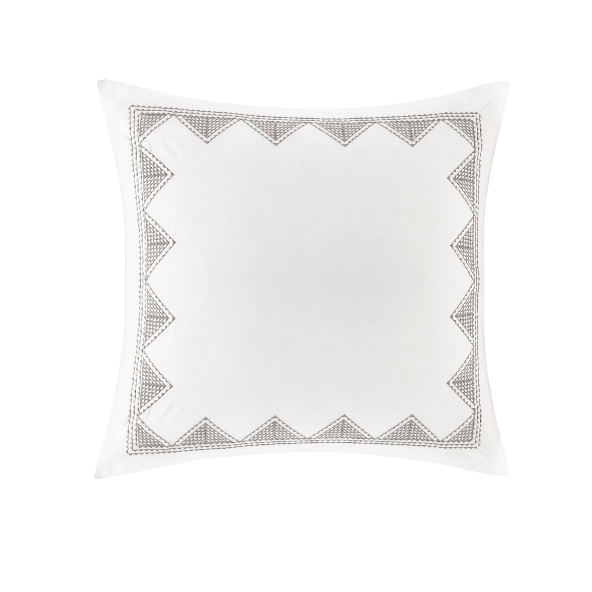 INK+IVY Cotton Embroidered Euro Sham