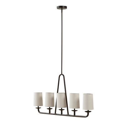 INK+IVY 5-Light Linear Chandelier