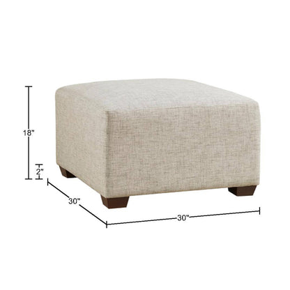 INK+IVY 4-Piece Modular Sofa with Ottoman