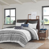 Mila 3-Piece Cotton Comforter Set with Chenille Tufting