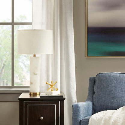 INK+IVY Alabaster Table Lamp