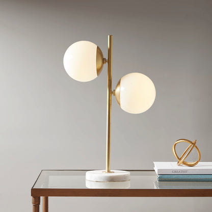 INK+IVY Marble Base Table Lamp