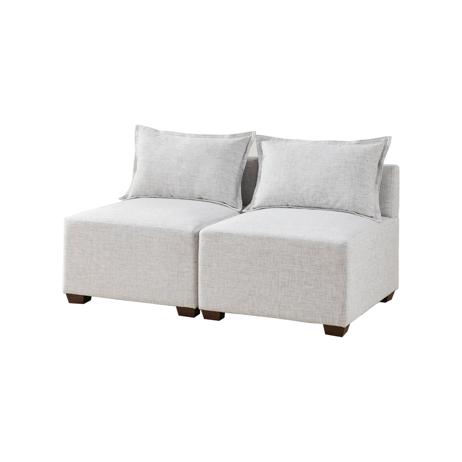 INK+IVY 4-Piece Modular Sofa with Ottoman