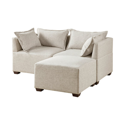 INK+IVY 3-Piece Modular L-Shape Sofa