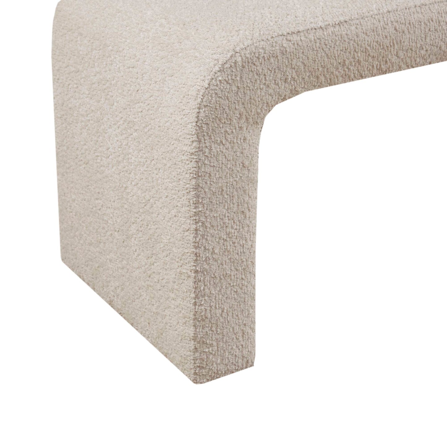 INK+IVY Boucle Waterfall Bench