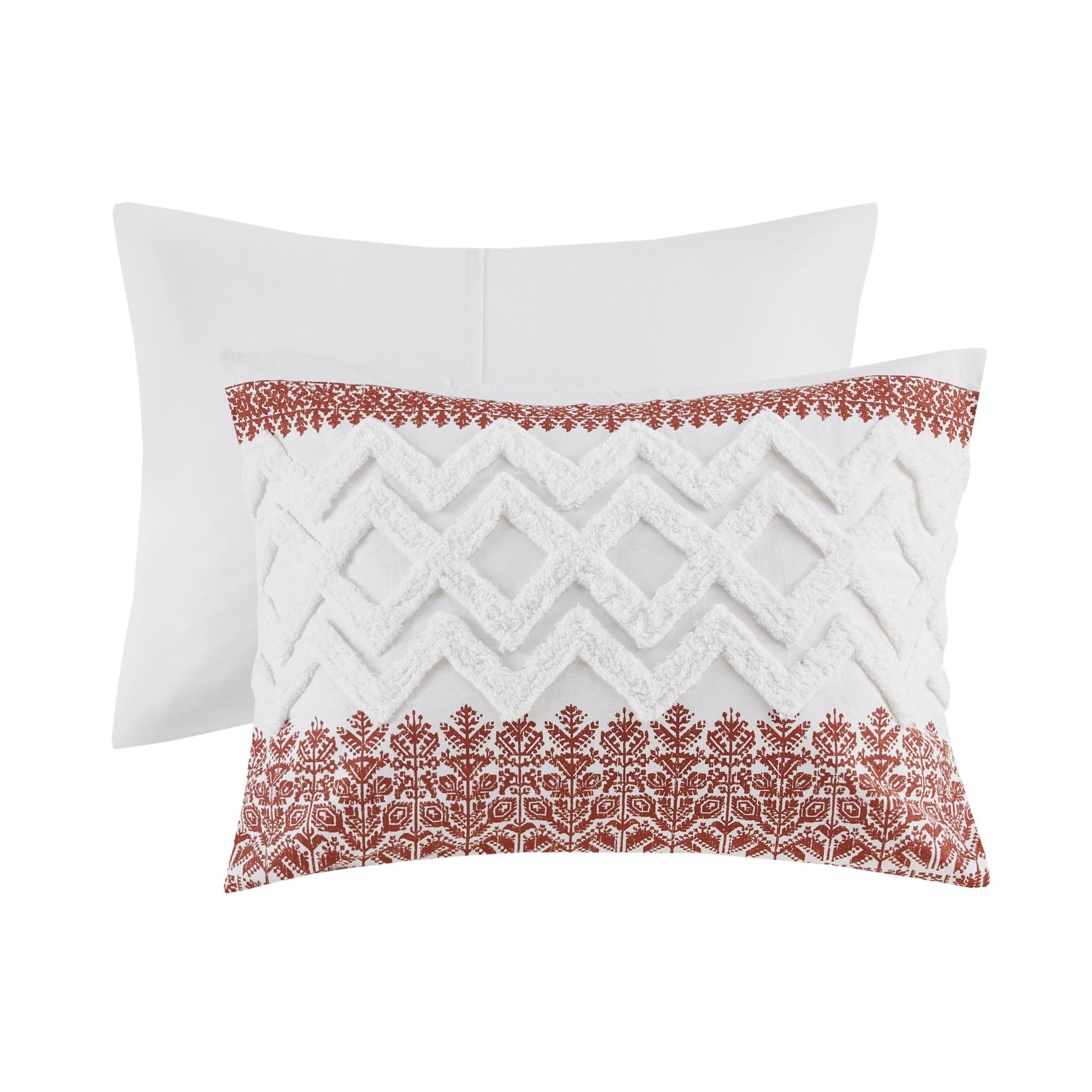 INK+IVY 3 Piece Cotton Comforter Set with Chenille Tufting