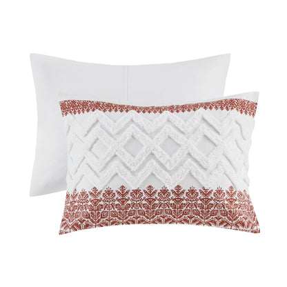 INK+IVY 3 Piece Cotton Comforter Set with Chenille Tufting