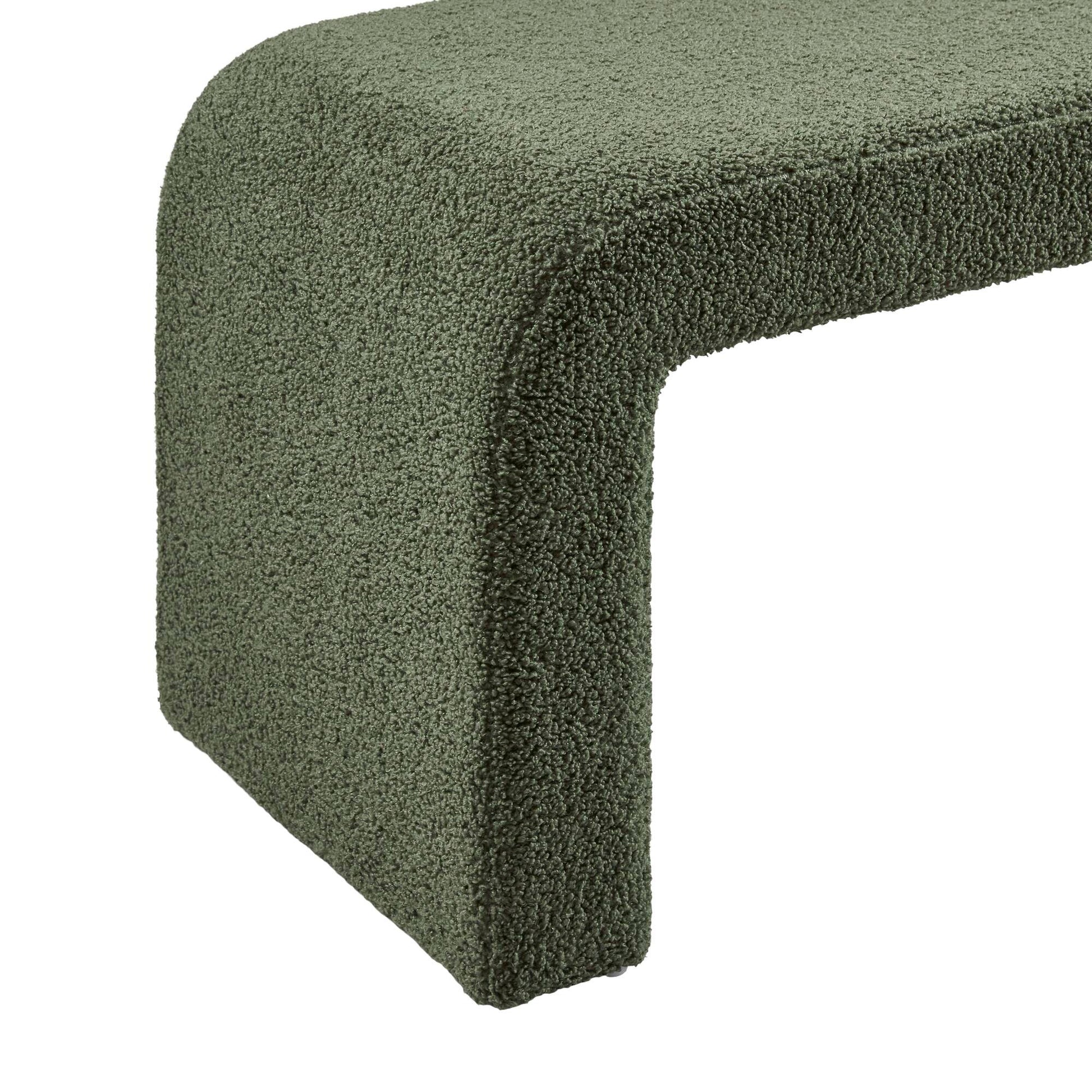 INK+IVY Boucle Waterfall Bench