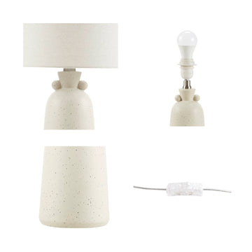 INK+IVY 16" Ceramic Table Lamp