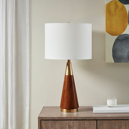 INK+IVY Triangular Table Lamp