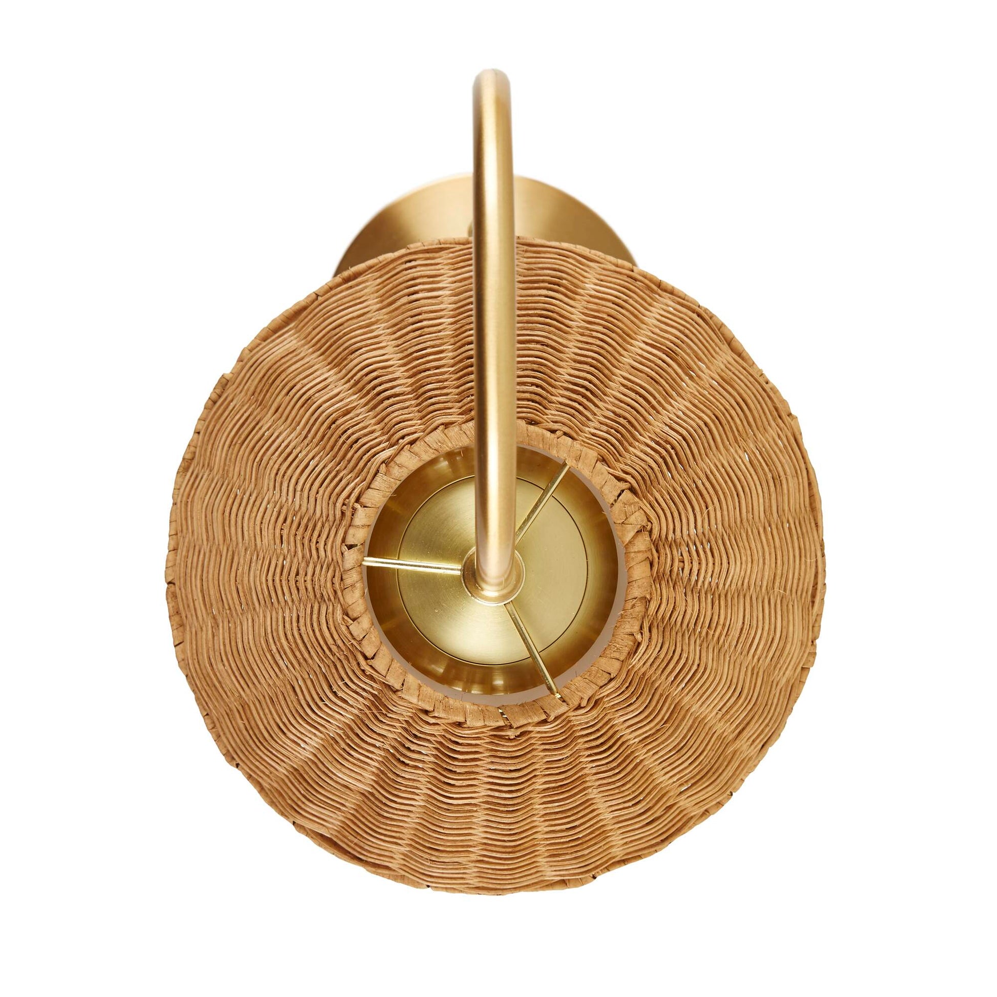 INK+IVY Rattan Weave Shade Table Lamp