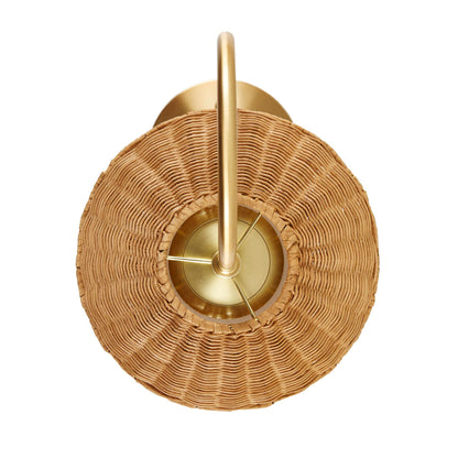 INK+IVY Rattan Weave Shade Table Lamp
