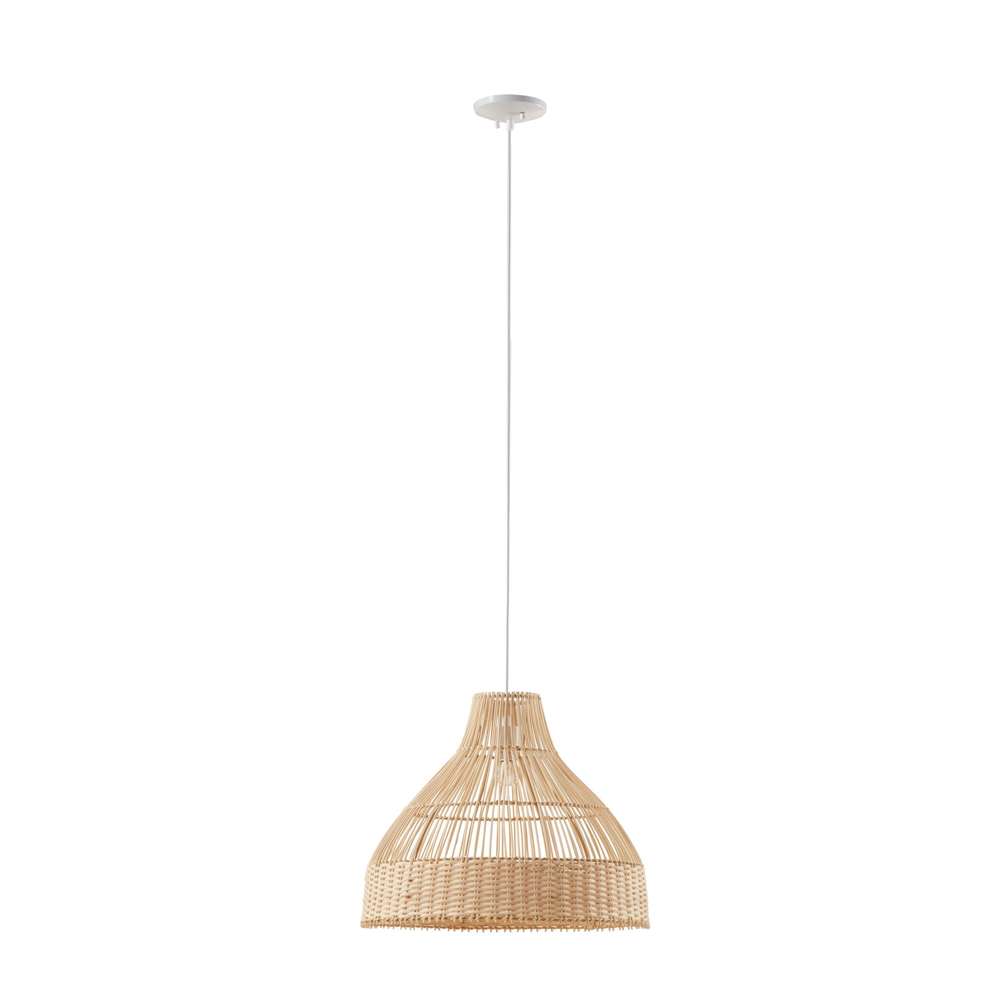 INK+IVY Bell Shaped Bamboo Pendant