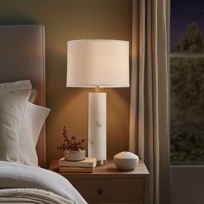 INK+IVY Alabaster Table Lamp