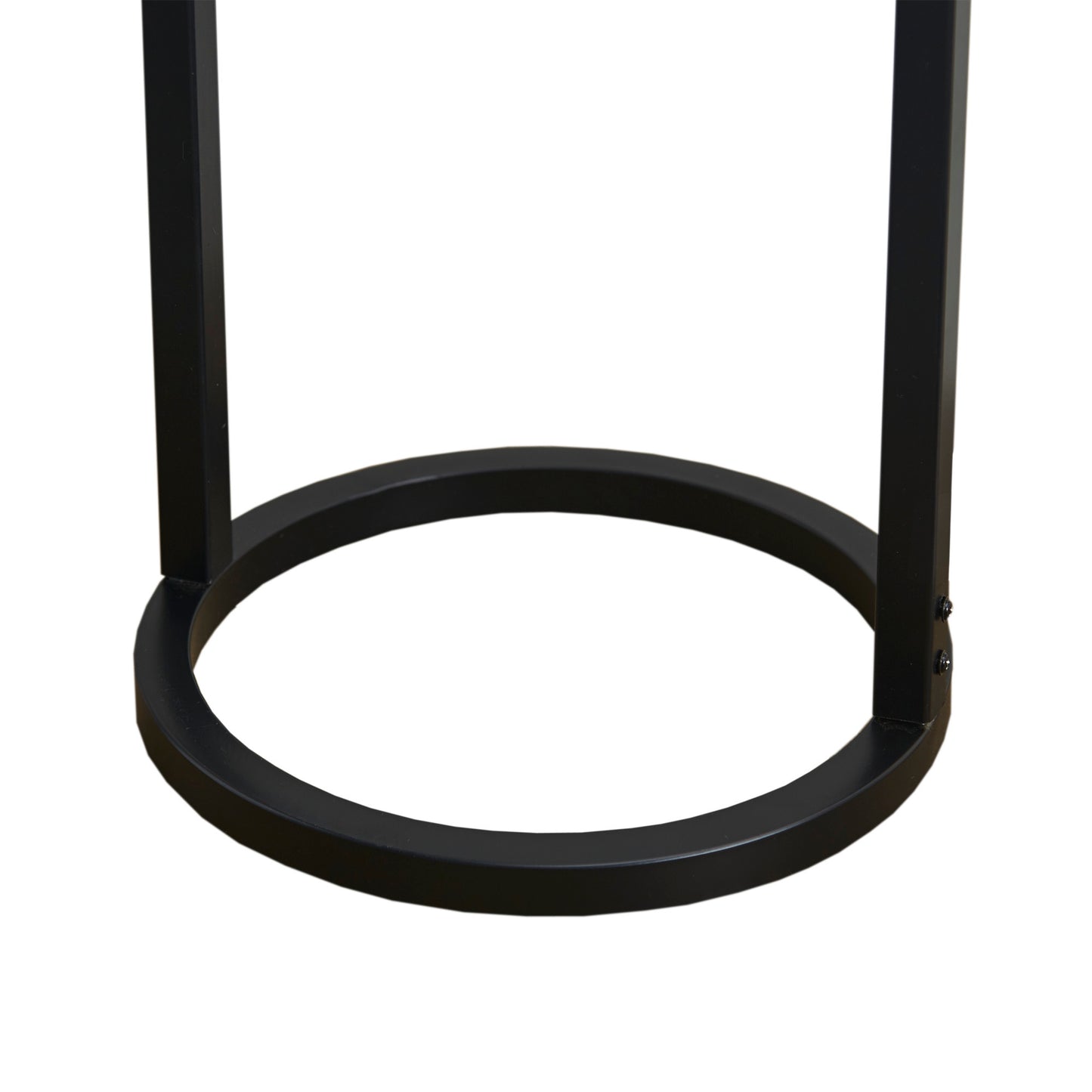 Kittery Metal Table Lamp with Glass Drum Shade
