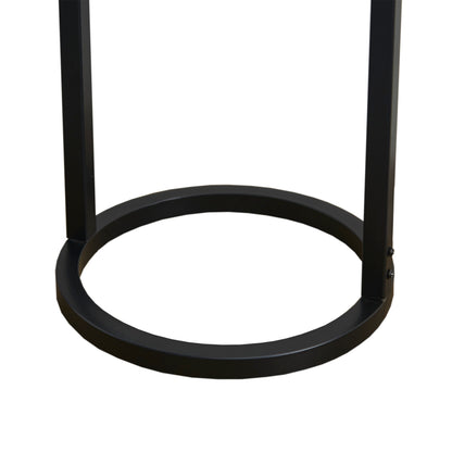 Kittery Metal Table Lamp with Glass Drum Shade
