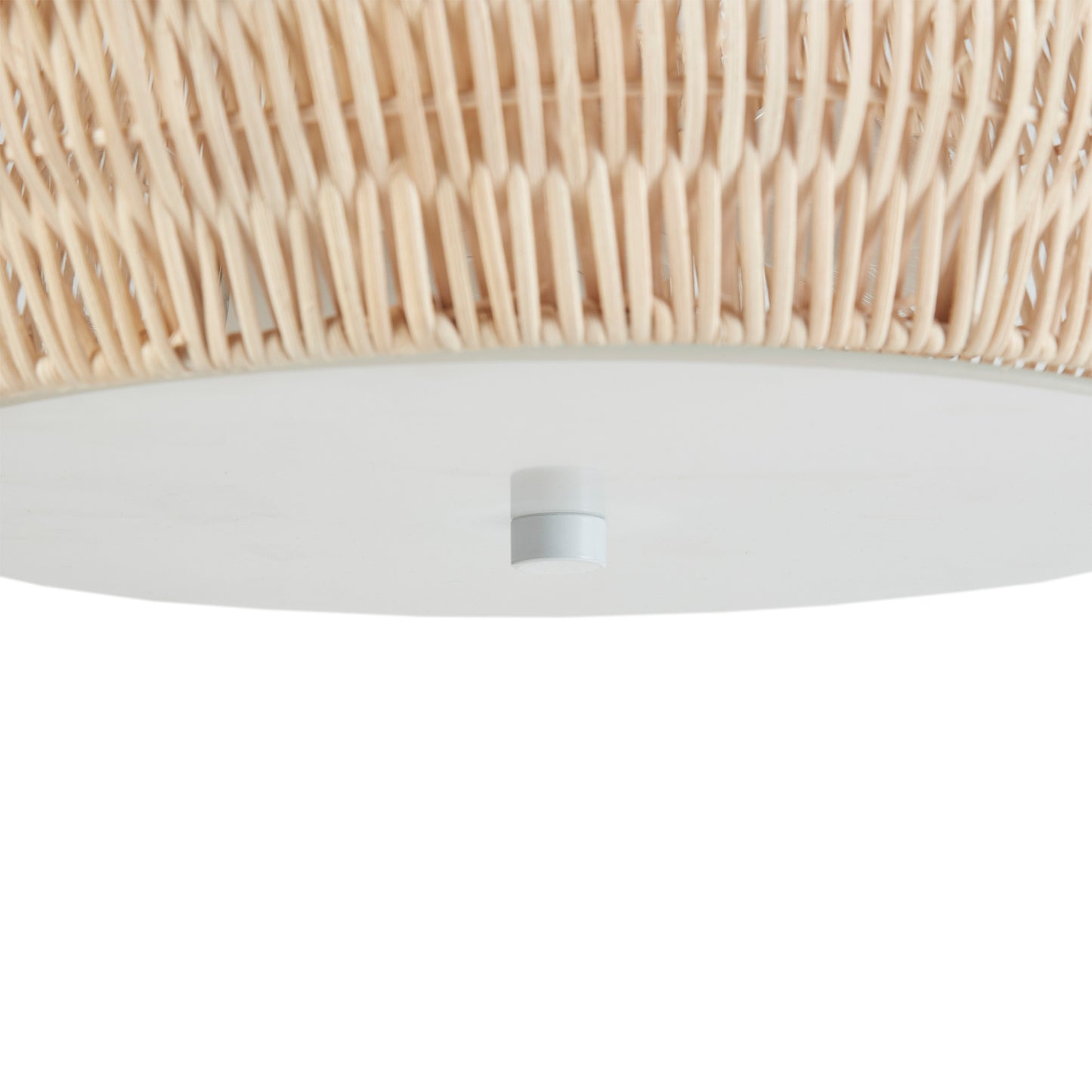 INK+IVY Boho Bamboo Flush Mount Ceiling Light