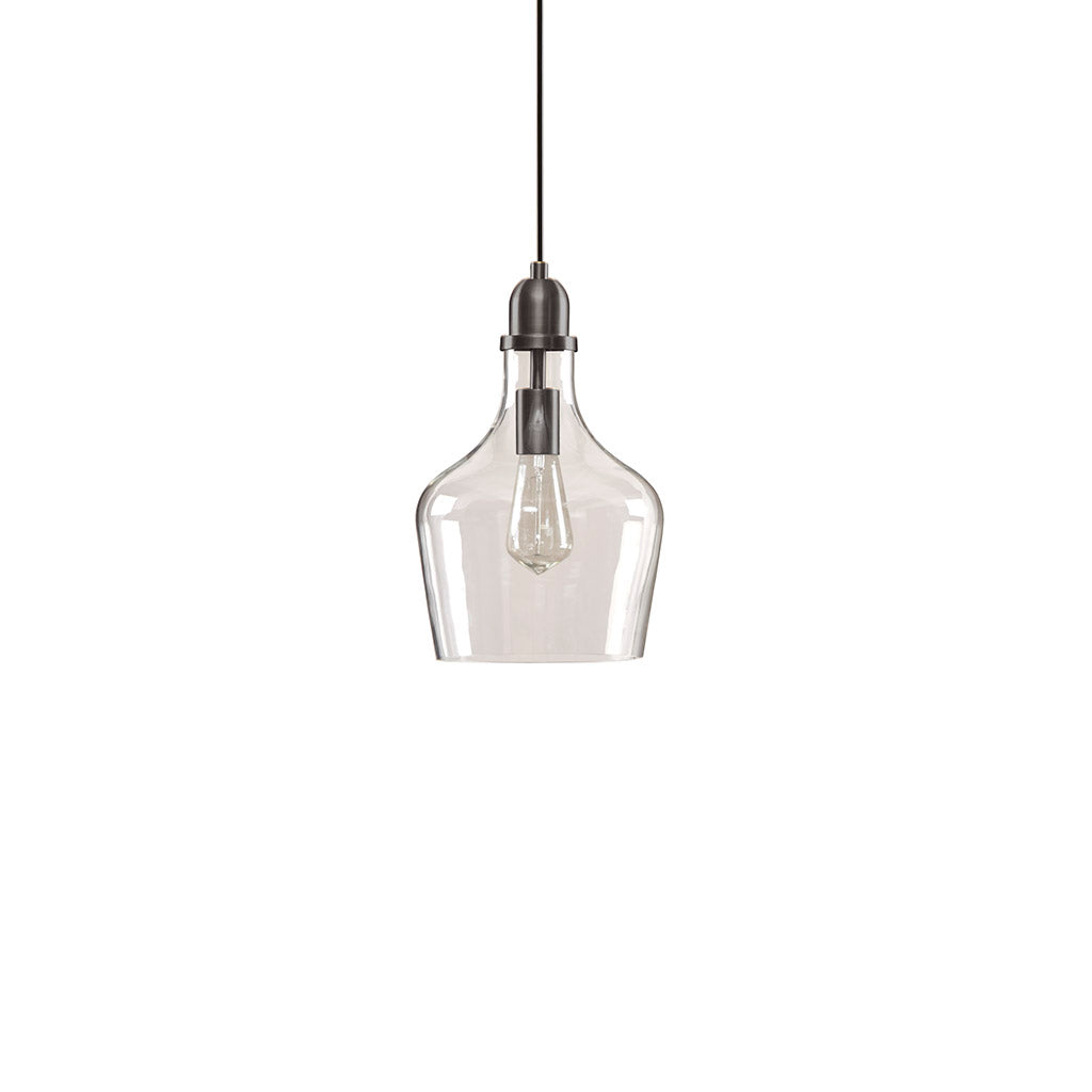 INK+IVY Auburn Bell Shaped Hanging Glass Pendant Light