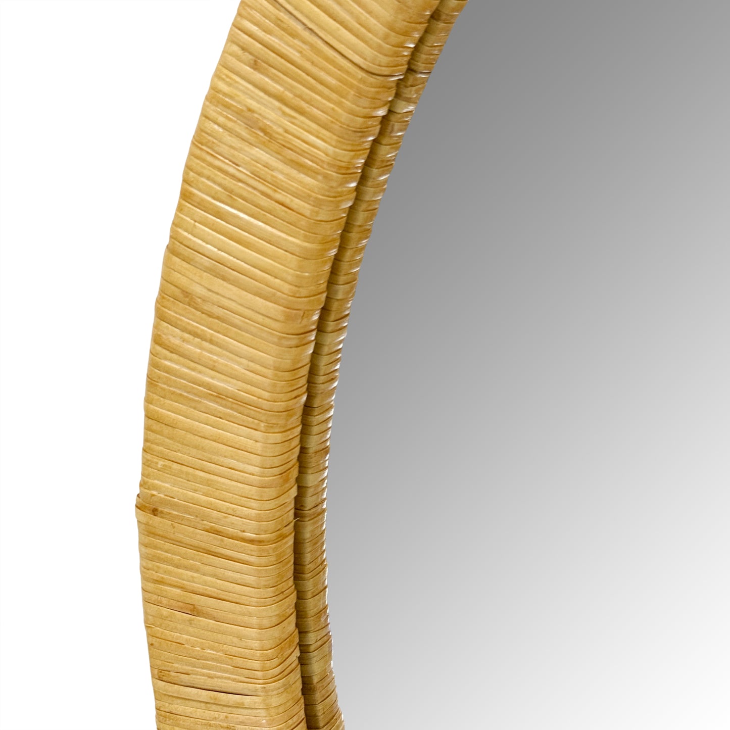 Nova Natural Rattan Rectangle Wall Mirror