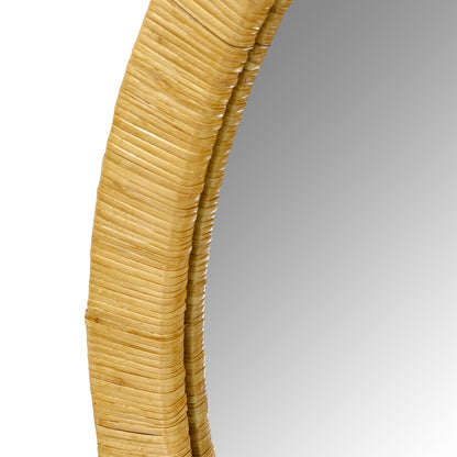 Nova Natural Rattan Rectangle Wall Mirror