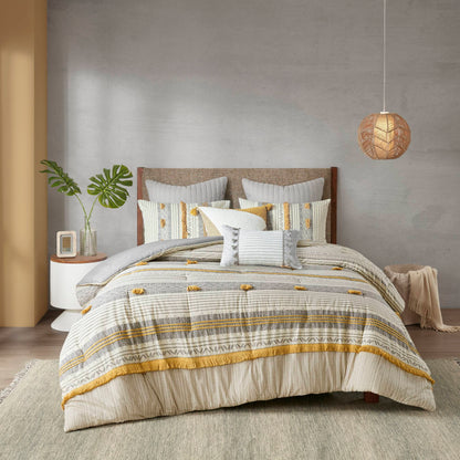 INK+IVY 3 Piece Cotton Comforter Set