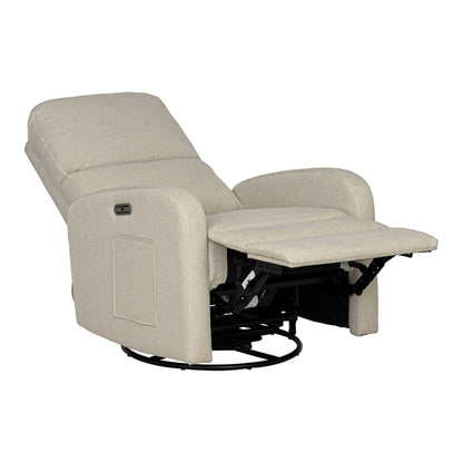 Dakota Power Recliner 3-in-1 with Swivel, Glider, USB Ports