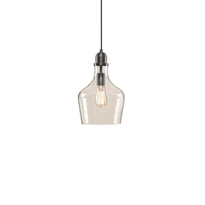 INK+IVY Auburn Bell Shaped Hanging Glass Pendant Light