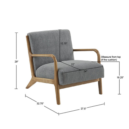 INK+IVY Novak Mid-Century Modern Accent Armchair