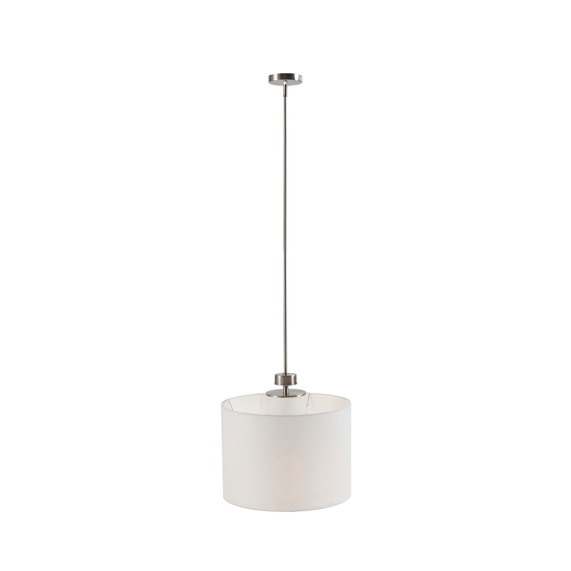 INK+IVY Metal Pendant with Drum Shade
