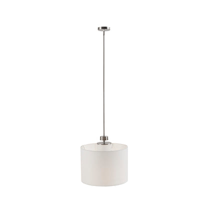 INK+IVY Metal Pendant with Drum Shade