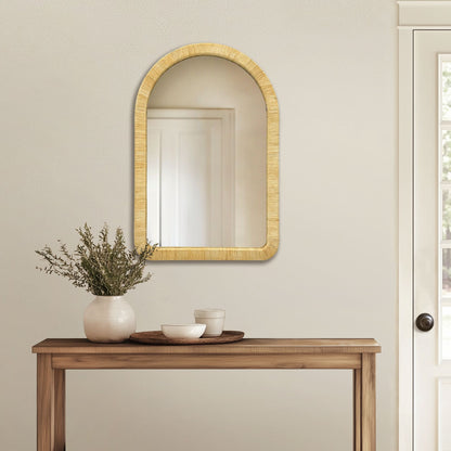 Nova Natural Rattan Rectangle Wall Mirror