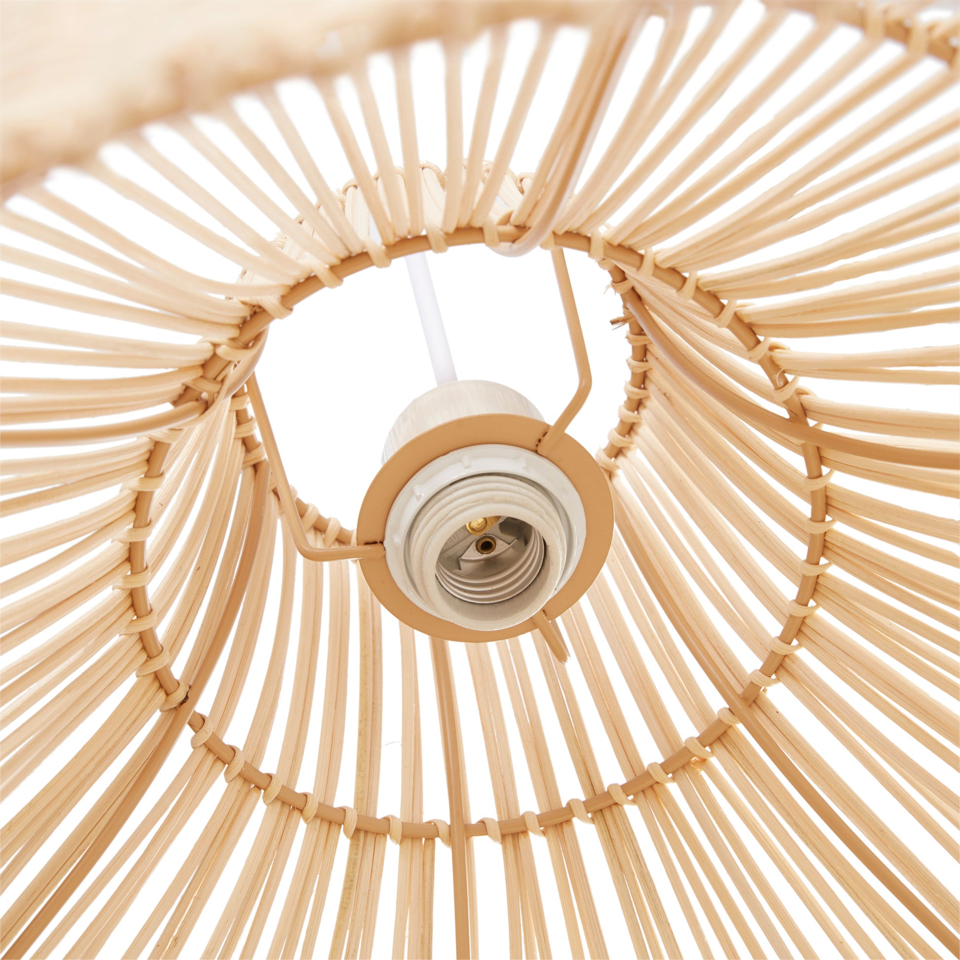 INK+IVY Bell Shaped Bamboo Pendant