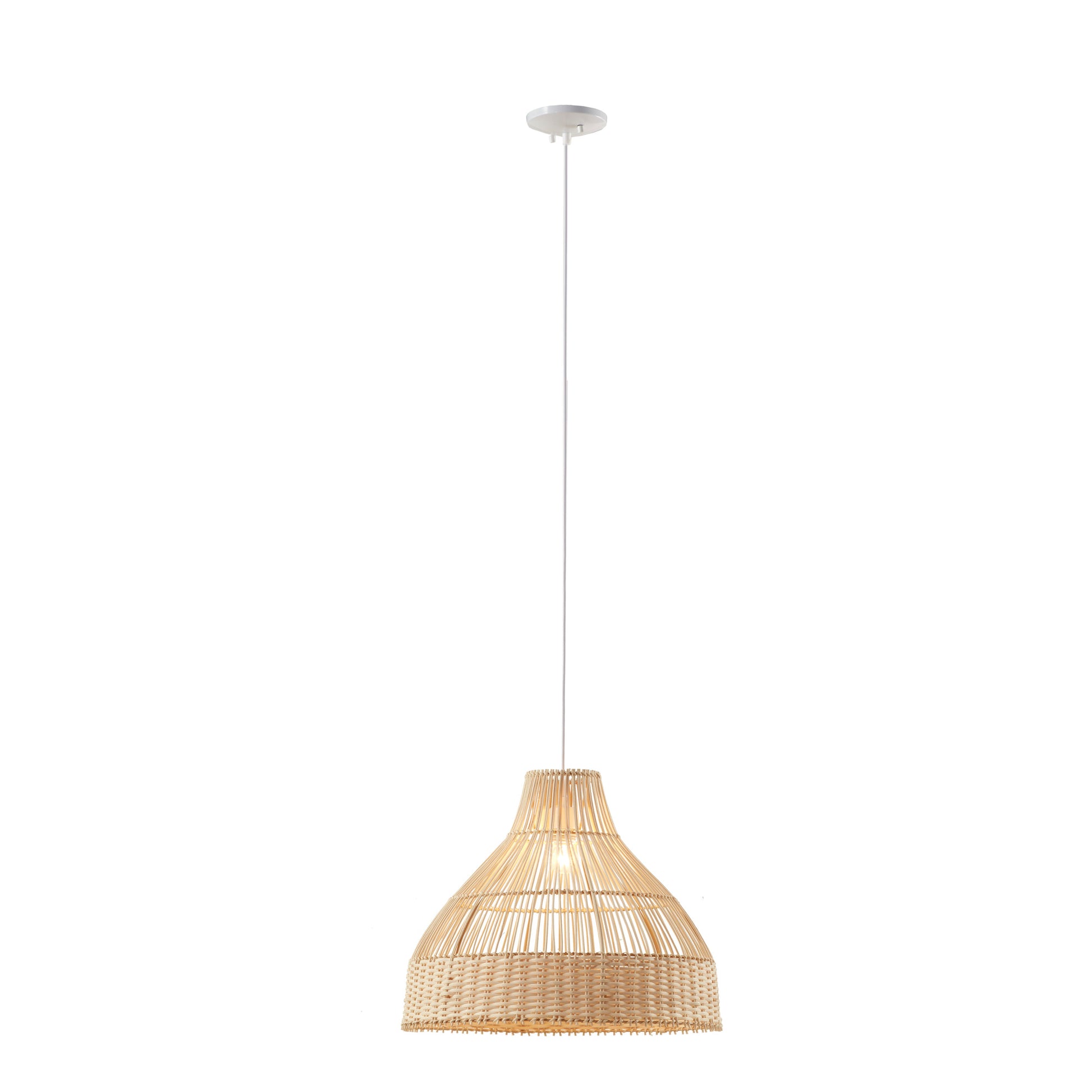 INK+IVY Bell Shaped Bamboo Pendant