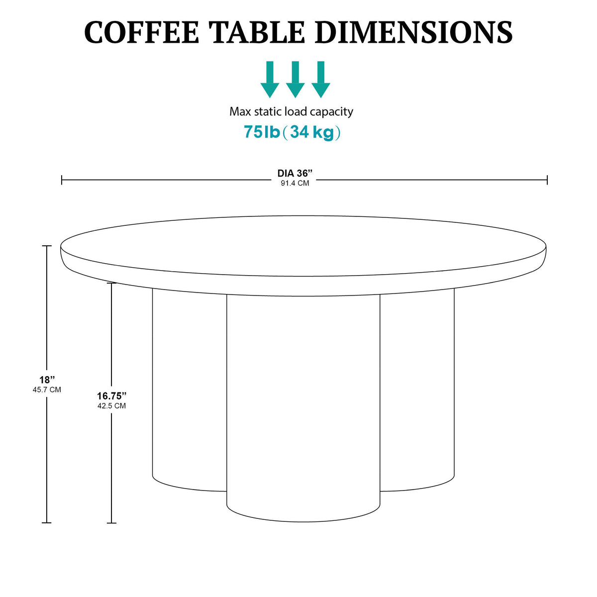 Benji Round Coffee Table