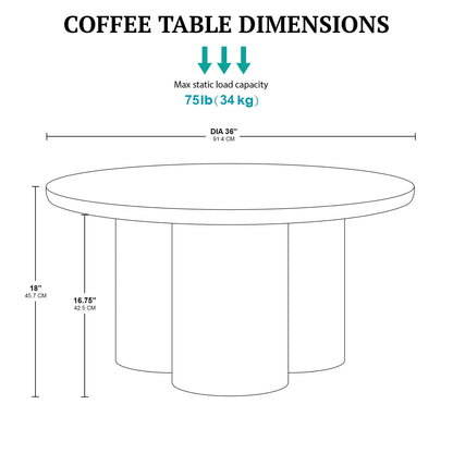 Benji Round Coffee Table