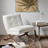 Wynn Tufted Back Armless Accent Chair