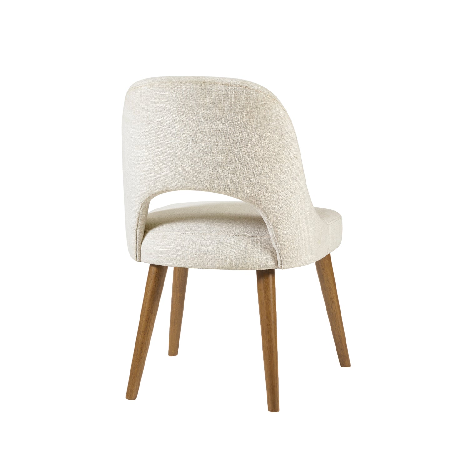 Nola Upholstered Dining Side Chairs with Cutout Back design (Set of 2)