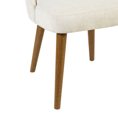 Nola Upholstered Dining Side Chairs with Cutout Back design (Set of 2)