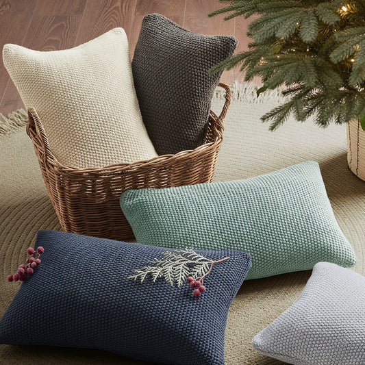 Bree Knit Oblong Pillow Cover