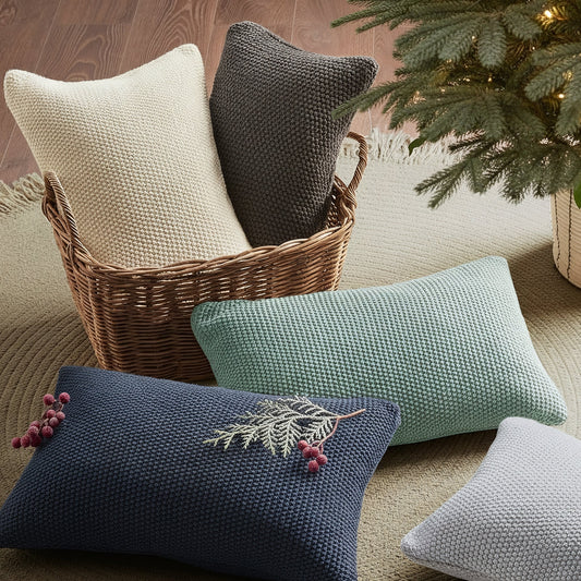 🎁 Bree Knit Oblong Pillow Cover (100% off)