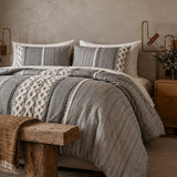 Imani Cotton Printed Comforter Set with Chenille
