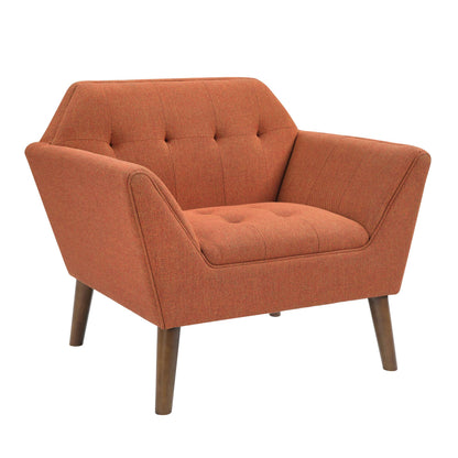 Newport Wide Mid-Century Modern Lounge Chair