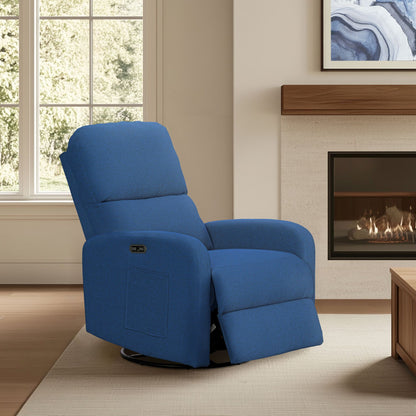 Dakota Power Recliner 3-in-1 with Swivel, Glider, USB Ports