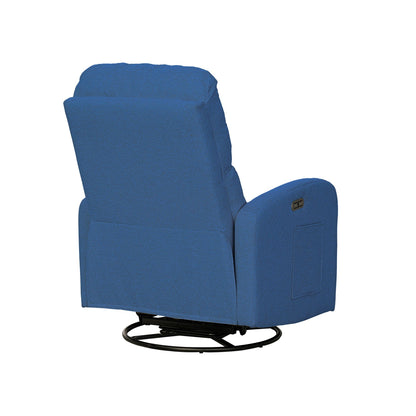Dakota Power Recliner 3-in-1 with Swivel, Glider, USB Ports