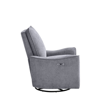 Cameron Power Recliner 3-in-1 with Swivel, Glider, Charging Station