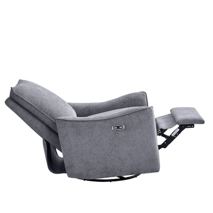 Cameron Power Recliner 3-in-1 with Swivel, Glider, Charging Station