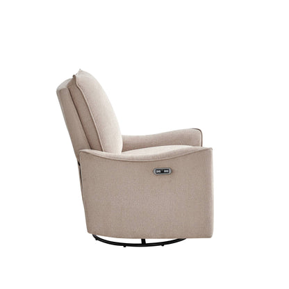 Cameron Power Recliner 3-in-1 with Swivel, Glider, Charging Station