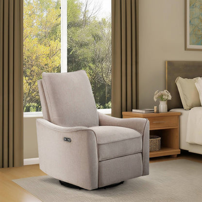 Cameron Power Recliner 3-in-1 with Swivel, Glider, Charging Station