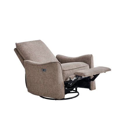 Cameron Power Recliner 3-in-1 with Swivel, Glider, Charging Station
