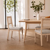 Kelly Rattan & Wood Dining Chair (Pack of 2)